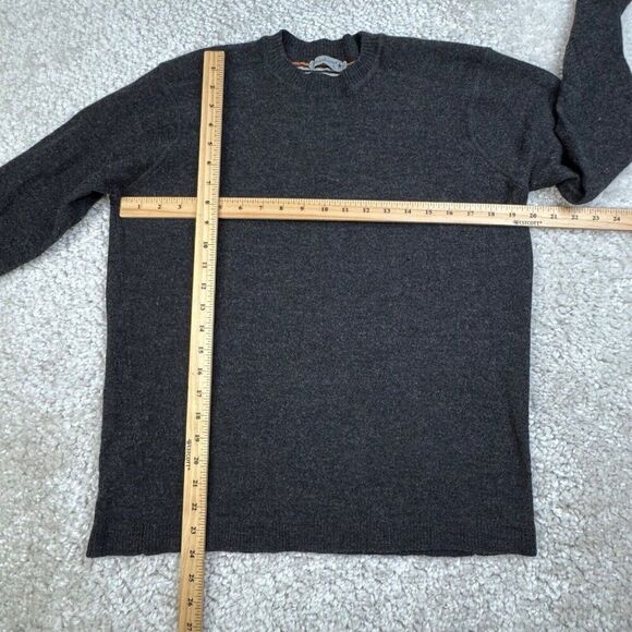 Smartwool Merino Wool Crewneck Sweater Gray FLAW - Picture 6 of 6